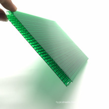 UV Coated Honeycomb hollow polycarbonate sheet for greenhouse roofing